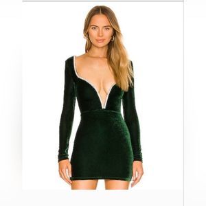 NWT Corrina Sweetheart Dress in Green size small Superdown REVOLVE